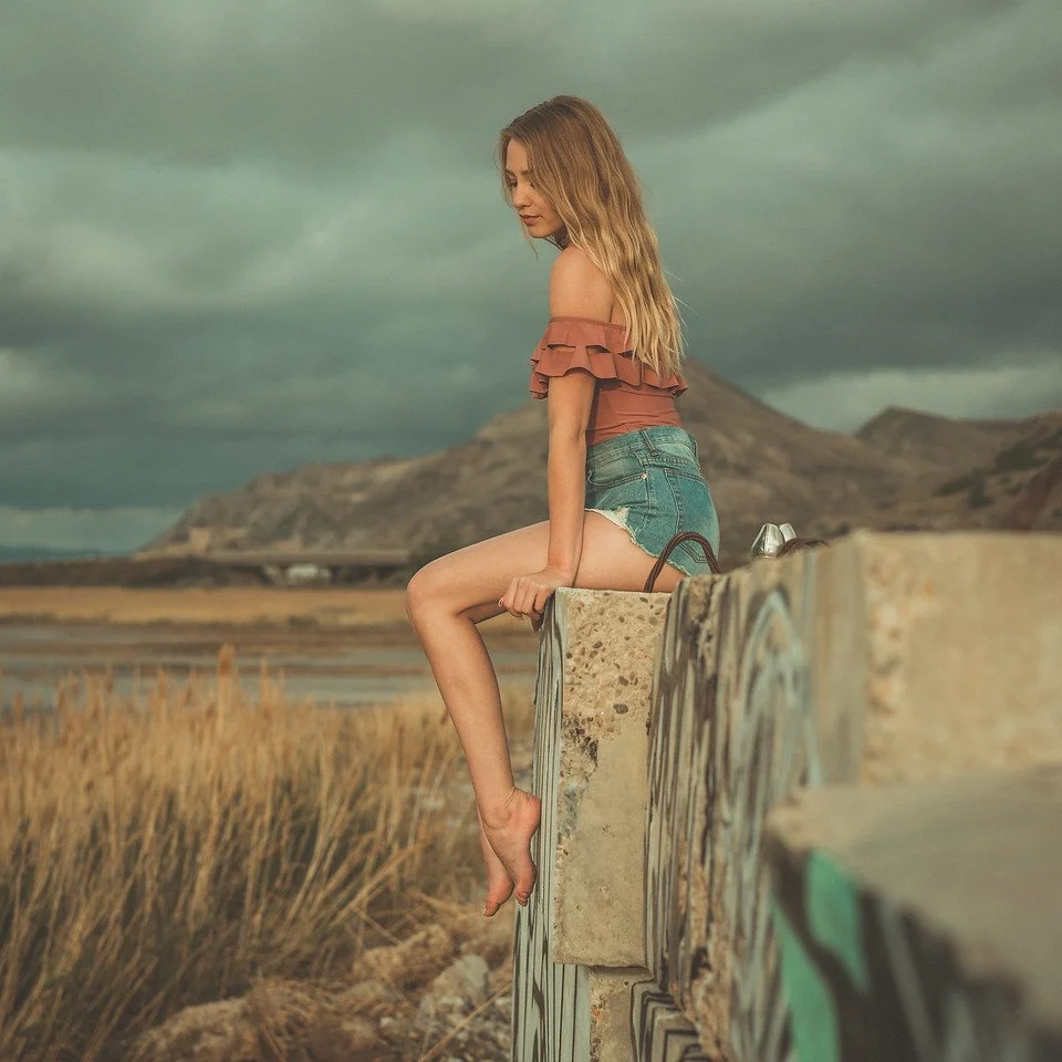 Outdoor lifestyle portrait